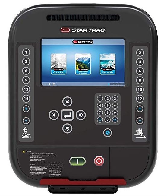 Star trac elliptical 4 ct console