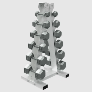 White a frame rack set