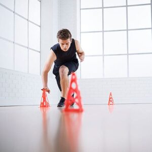 Collapsible training cones